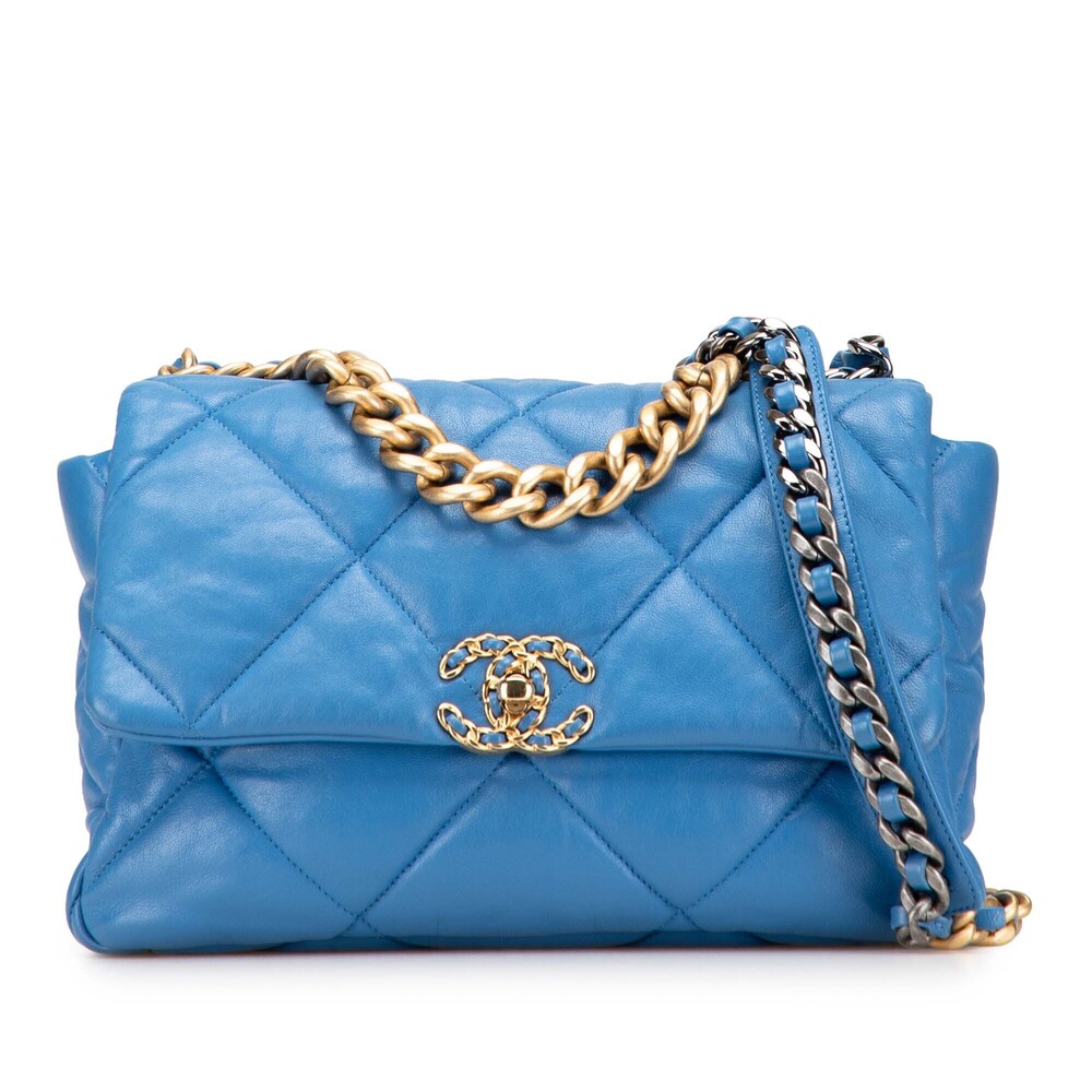 Pre-Loved Chanel Large Lambskin 19 Flap - Picture 1 of 10